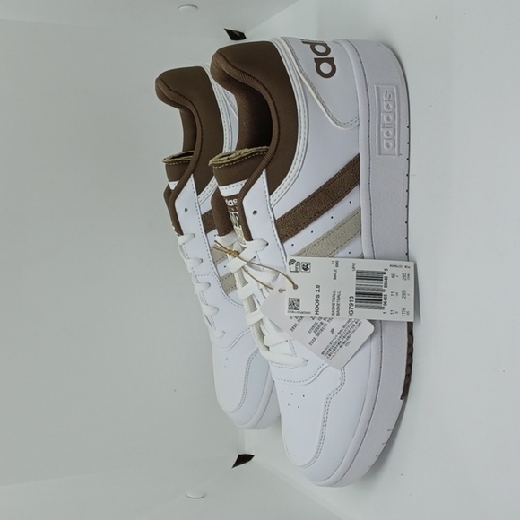 New Adidas Hoops 3.0 Sneaker White Sz 11.5 - Picture 4 of 9